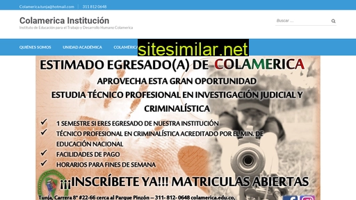 colamerica.edu.co alternative sites