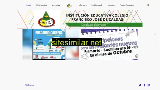colegiofranciscojosedecaldascucuta.edu.co alternative sites