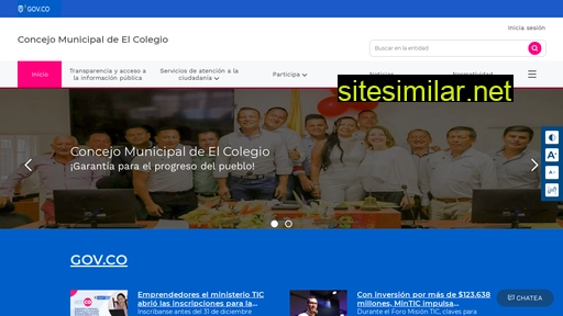 concejo-elcolegio-cundinamarca.gov.co alternative sites