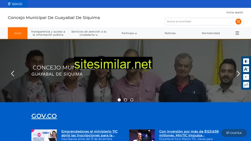 concejo-guayabaldesiquima-cundinamarca.gov.co alternative sites