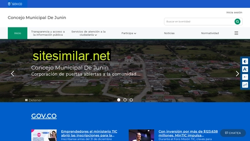 concejo-junin-cundinamarca.gov.co alternative sites