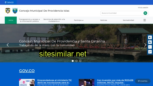 Concejo-providenciaisla-sanandres similar sites