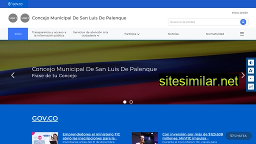 concejo-sanluisdepalenque-casanare.gov.co alternative sites