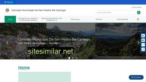 Concejo-sanpedrodecartago-narino similar sites