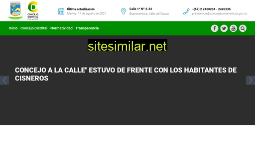 concejobuenaventura.gov.co alternative sites