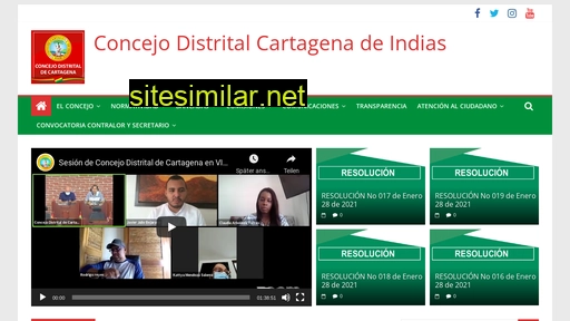 concejodistritaldecartagena.gov.co alternative sites