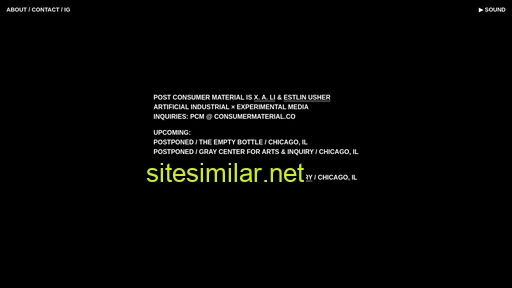 consumermaterial.co alternative sites