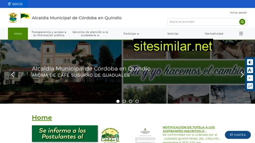 cordoba-quindio.gov.co alternative sites
