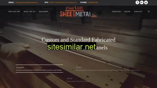 customsheetmetal.co alternative sites