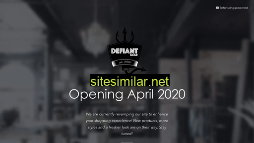 defiantgear.co alternative sites
