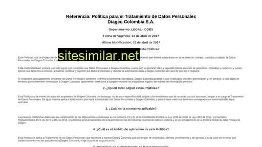 diageocolombia.co alternative sites