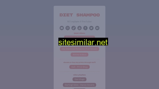 dietshampoo.carrd.co alternative sites