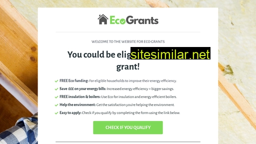 eco-grants.co alternative sites