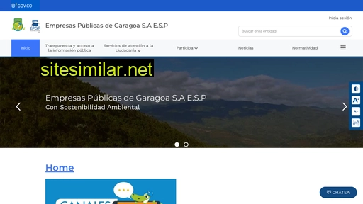 empresaspublicasdegaragoa-boyaca.gov.co alternative sites
