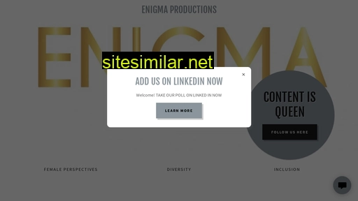 Enigmaproductions similar sites