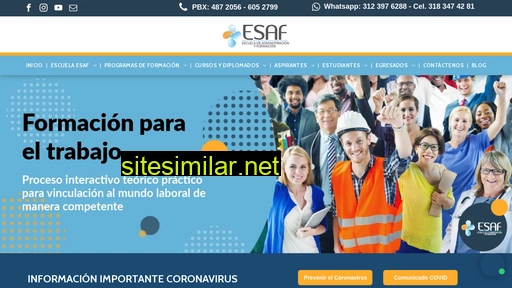 esaf.edu.co alternative sites