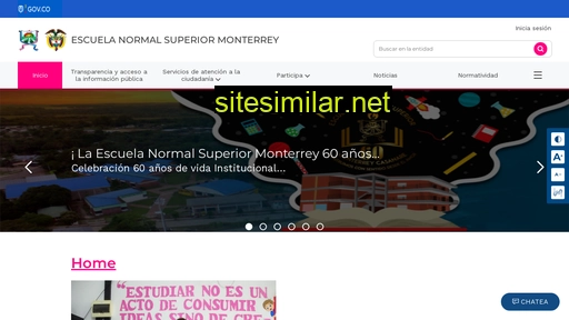 escuelanormalsuperior-monterrey-casanare.edu.co alternative sites