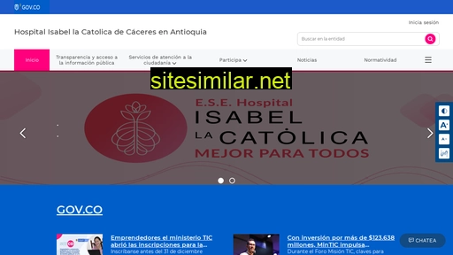 esehospitalisabellacatolica.gov.co alternative sites
