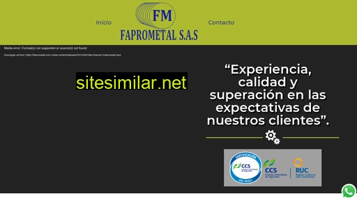 faprometal.com.co alternative sites