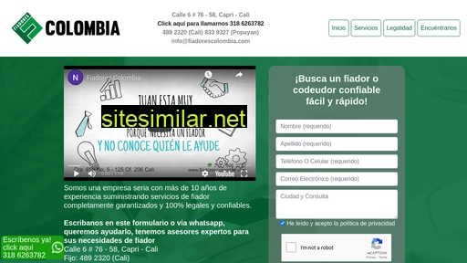fiadorescolombia.co alternative sites