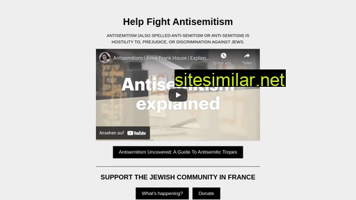 Fightantisemitism similar sites