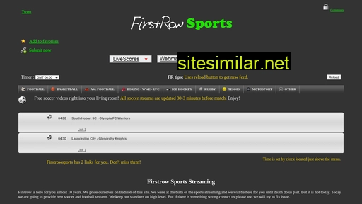 firstrow.co alternative sites