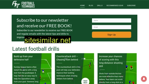 Footballtechniques similar sites