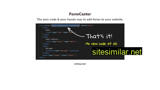 formcaster.co alternative sites