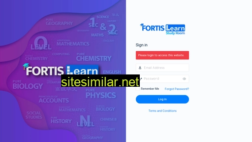 Fortislearn similar sites