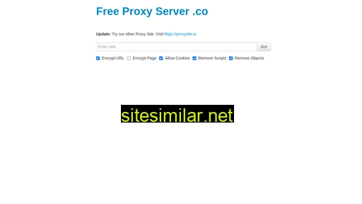 freeproxyserver.co alternative sites