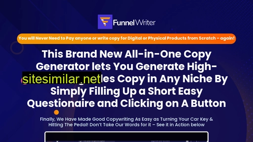 funnelwriter.co alternative sites