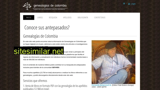 genealogiasdecolombia.co alternative sites