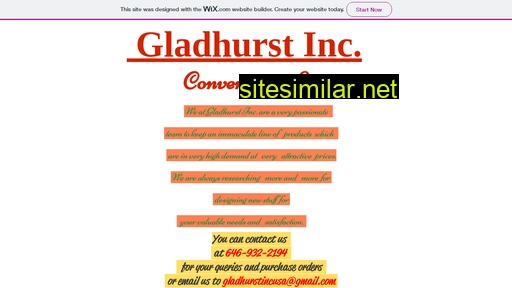 Gladhurst similar sites