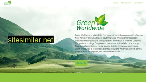 Greenworldwide similar sites