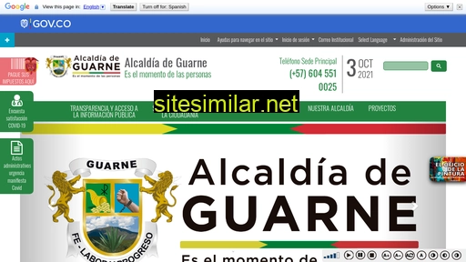 guarne-antioquia.gov.co alternative sites