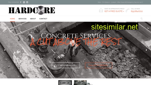 hardcoreconcrete.co alternative sites