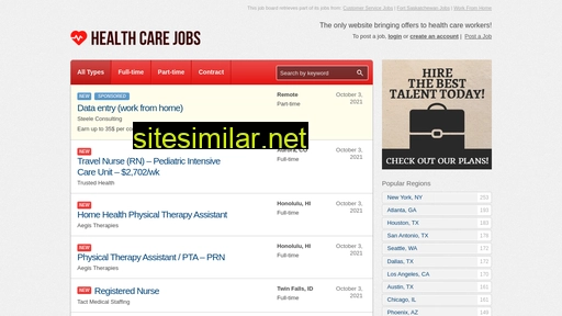 healthcarejob.co alternative sites
