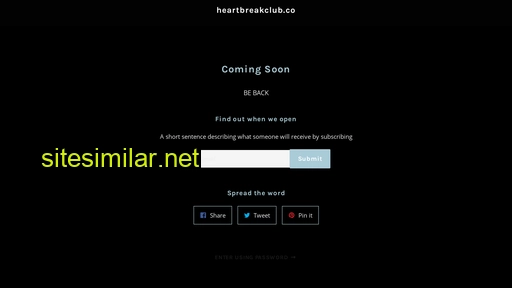 heartbreakclub.co alternative sites