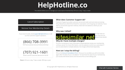 helphotline.co alternative sites