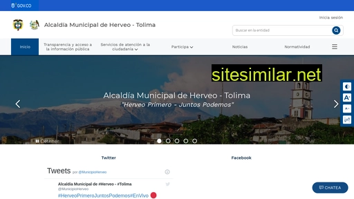 herveo-tolima.gov.co alternative sites