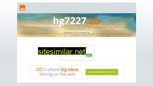 hg7227.co alternative sites
