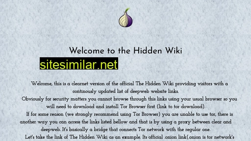 hiddenwiki.co alternative sites