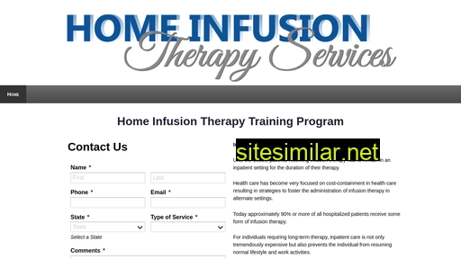 homeinfusiontherapy.co alternative sites