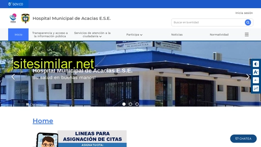 hospital-acacias-meta.gov.co alternative sites