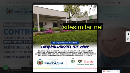 hospitalrubencruzvelez.gov.co alternative sites