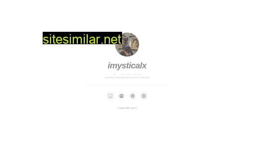 imysticalx.carrd.co alternative sites