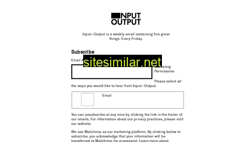 input-output.co alternative sites