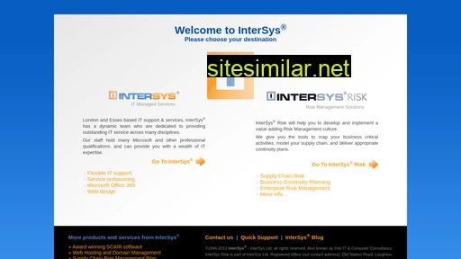Intersys similar sites