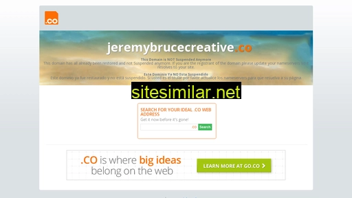 jeremybrucecreative.co alternative sites