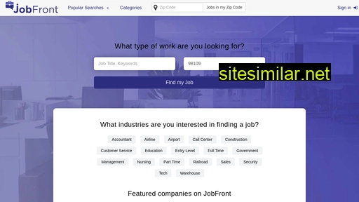 jobfront.co alternative sites